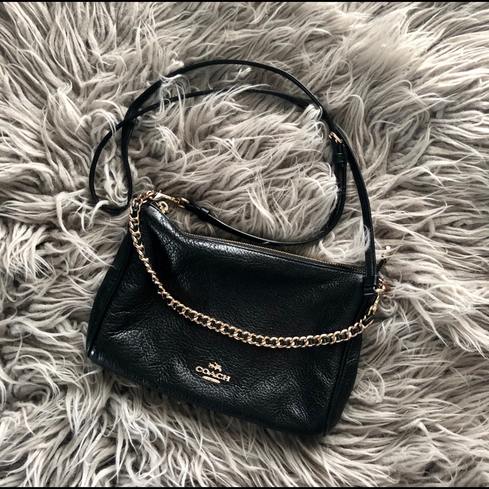 Leather Coach Crossbody Bag